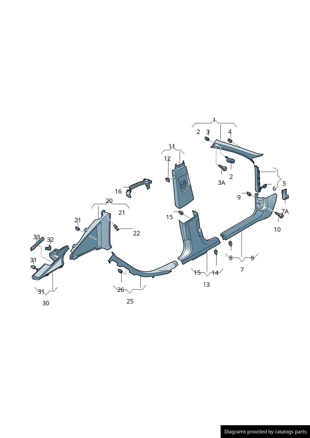 Car part diagram