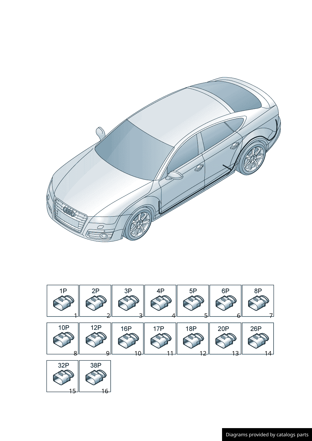 Car part diagram