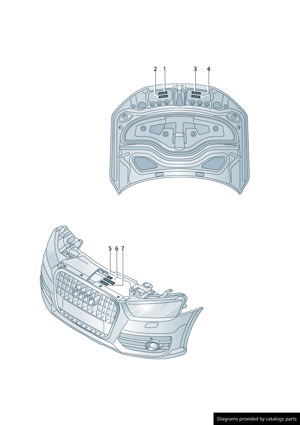 Car part diagram