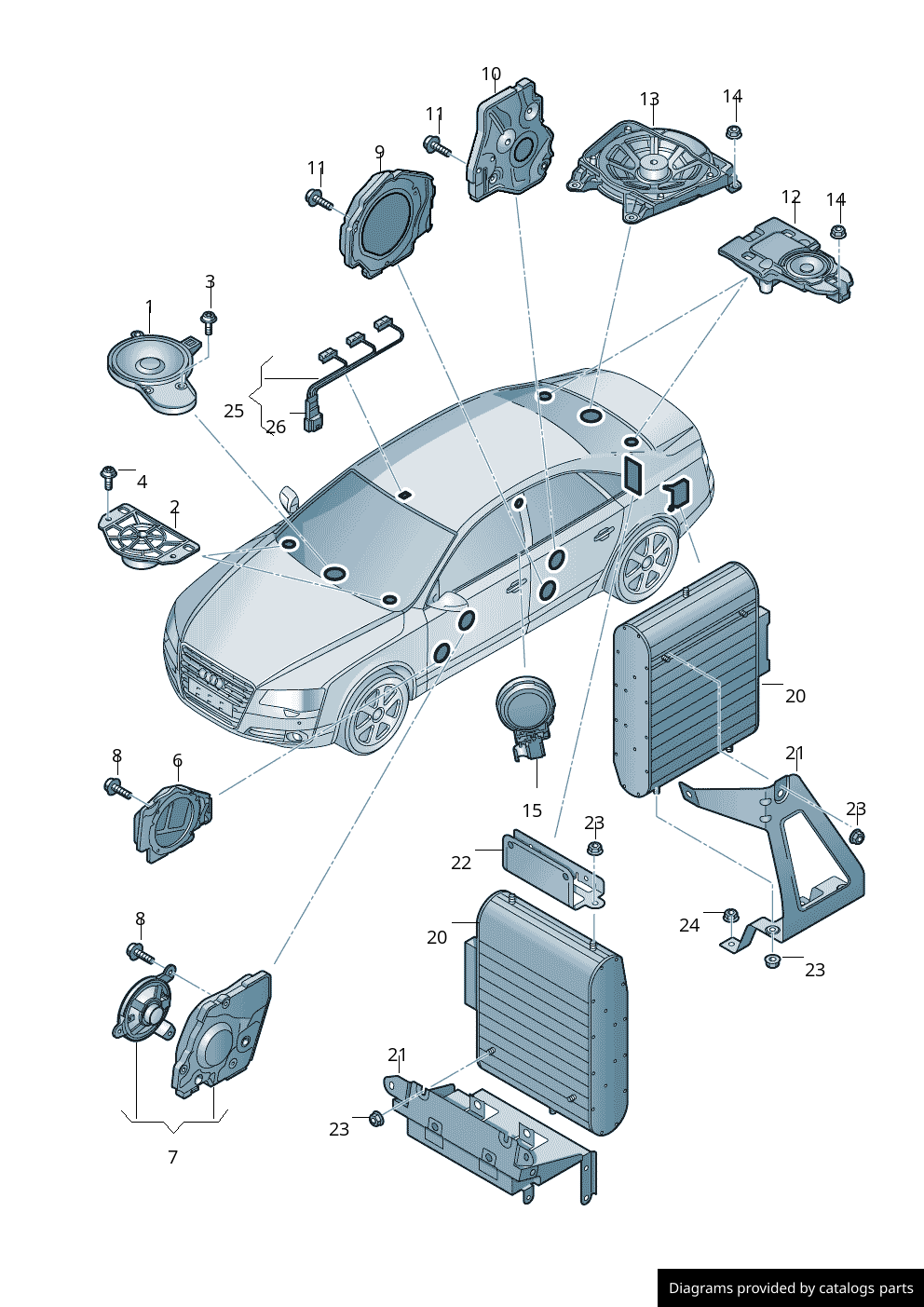 Car part diagram