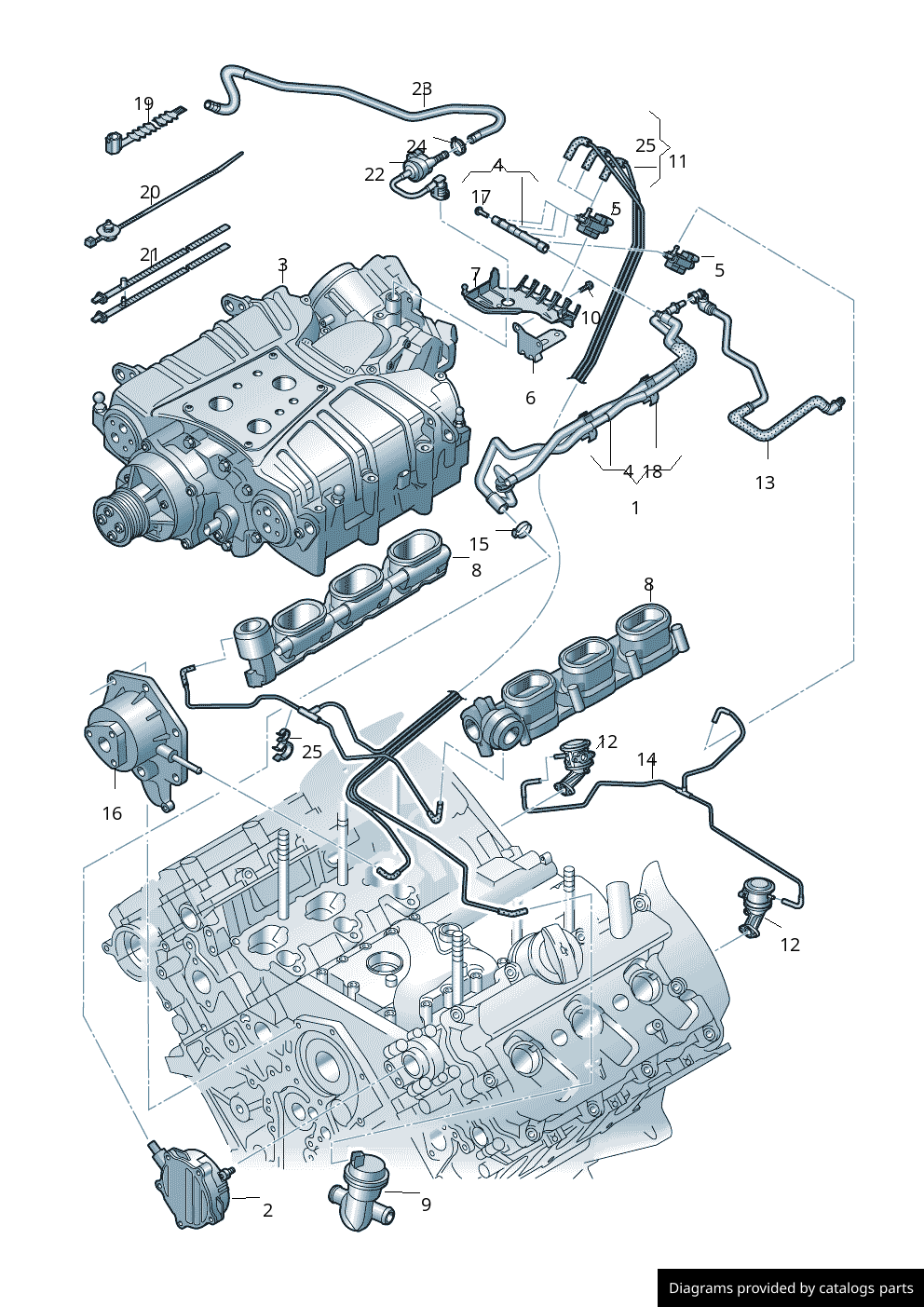 Car part diagram