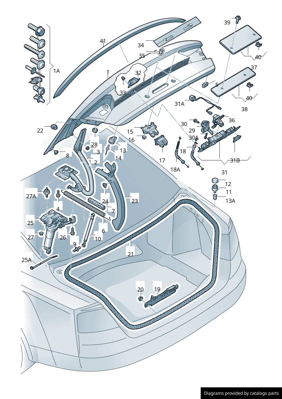 Car part diagram
