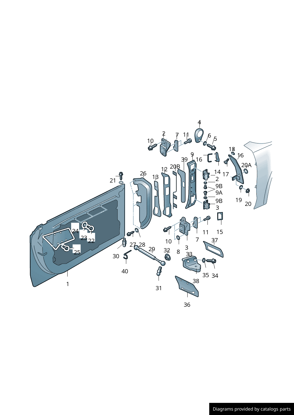 Car part diagram