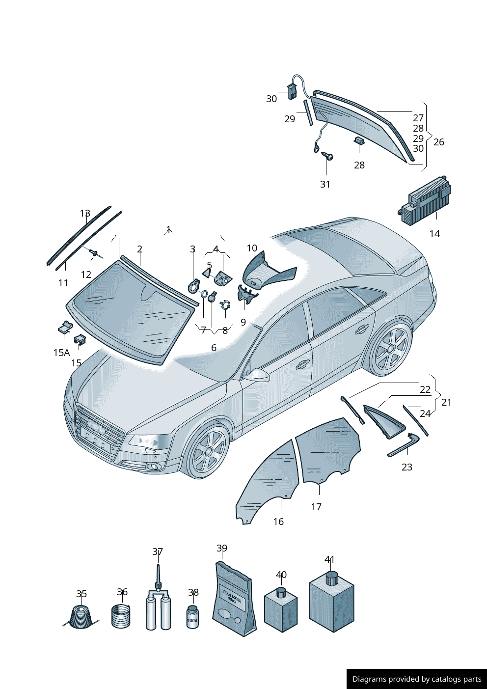 Car part diagram
