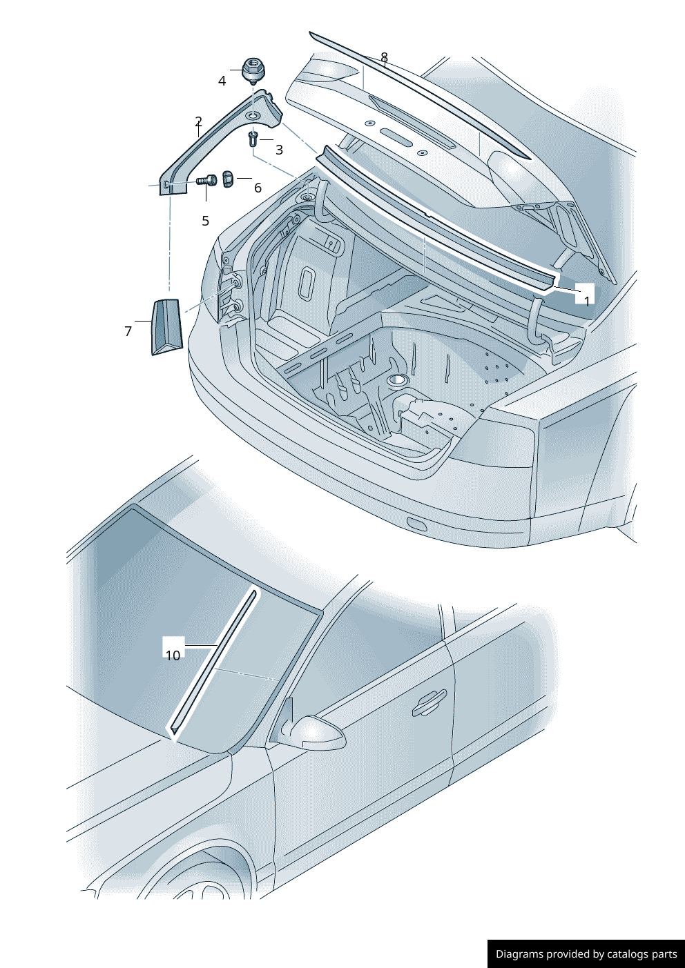 Car part diagram