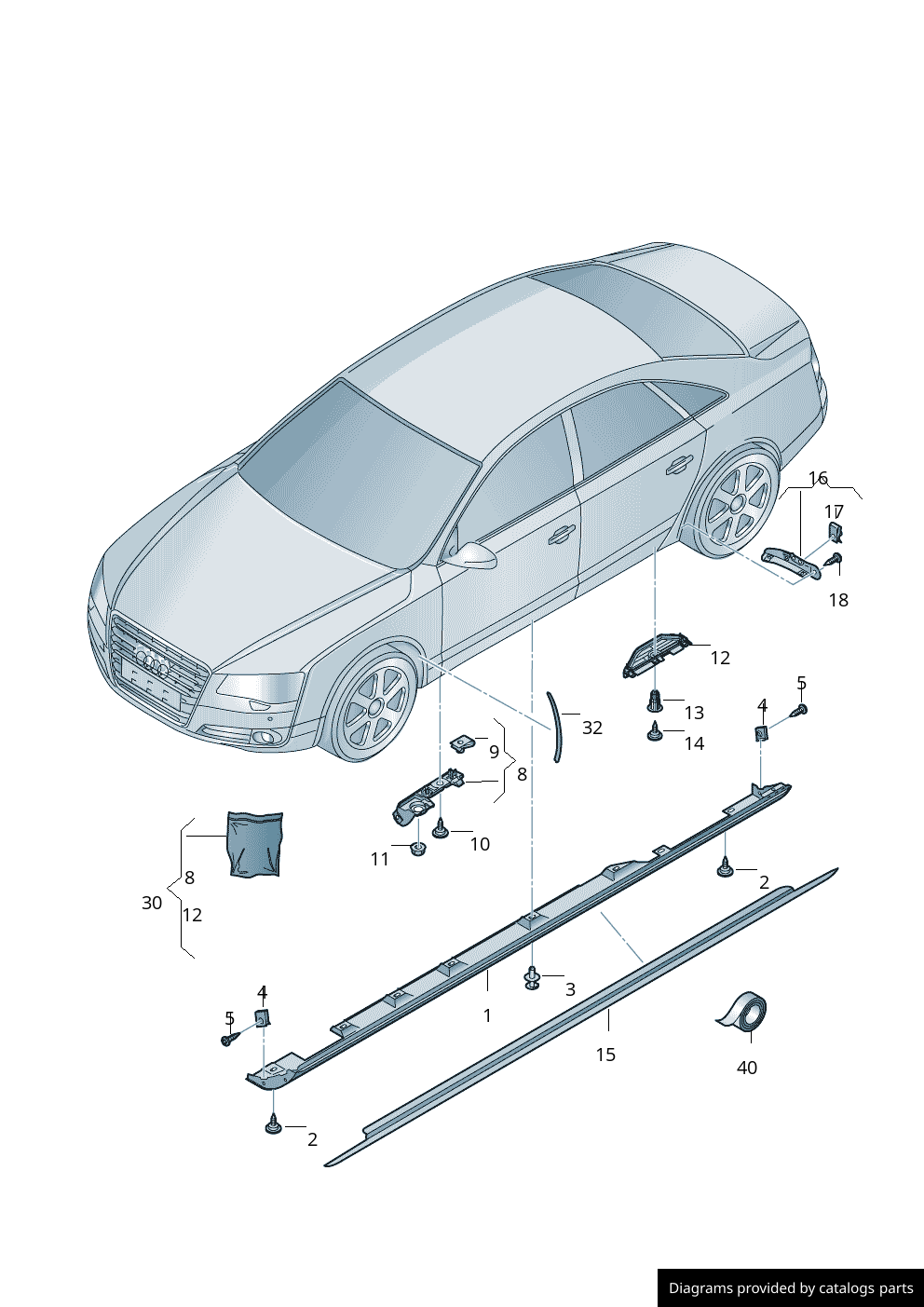 Car part diagram