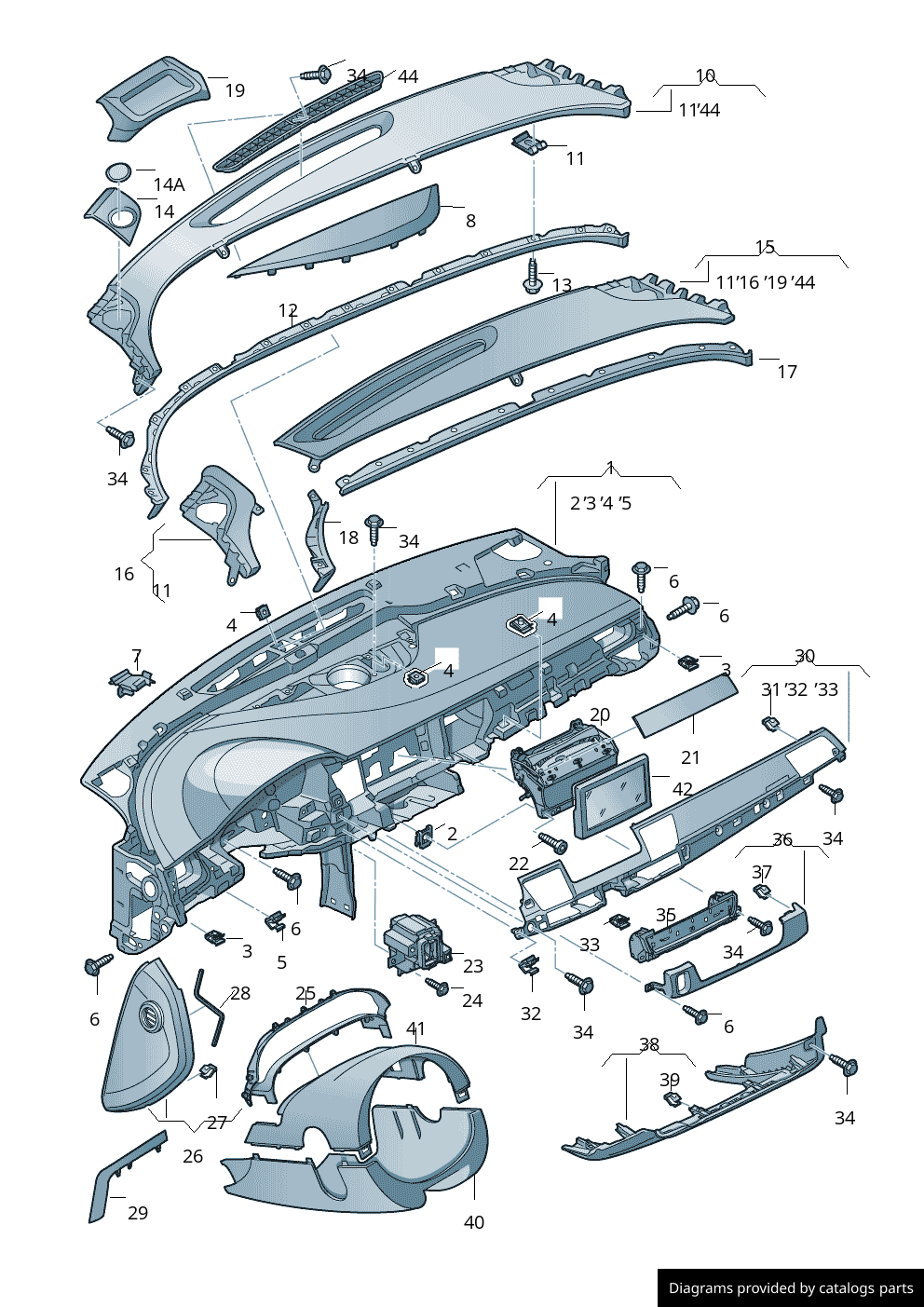 Car part diagram
