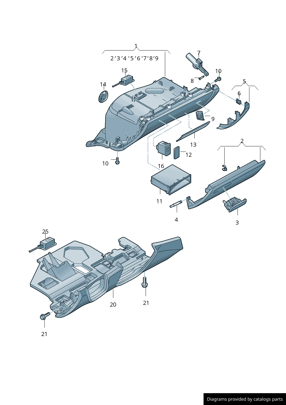 Car part diagram