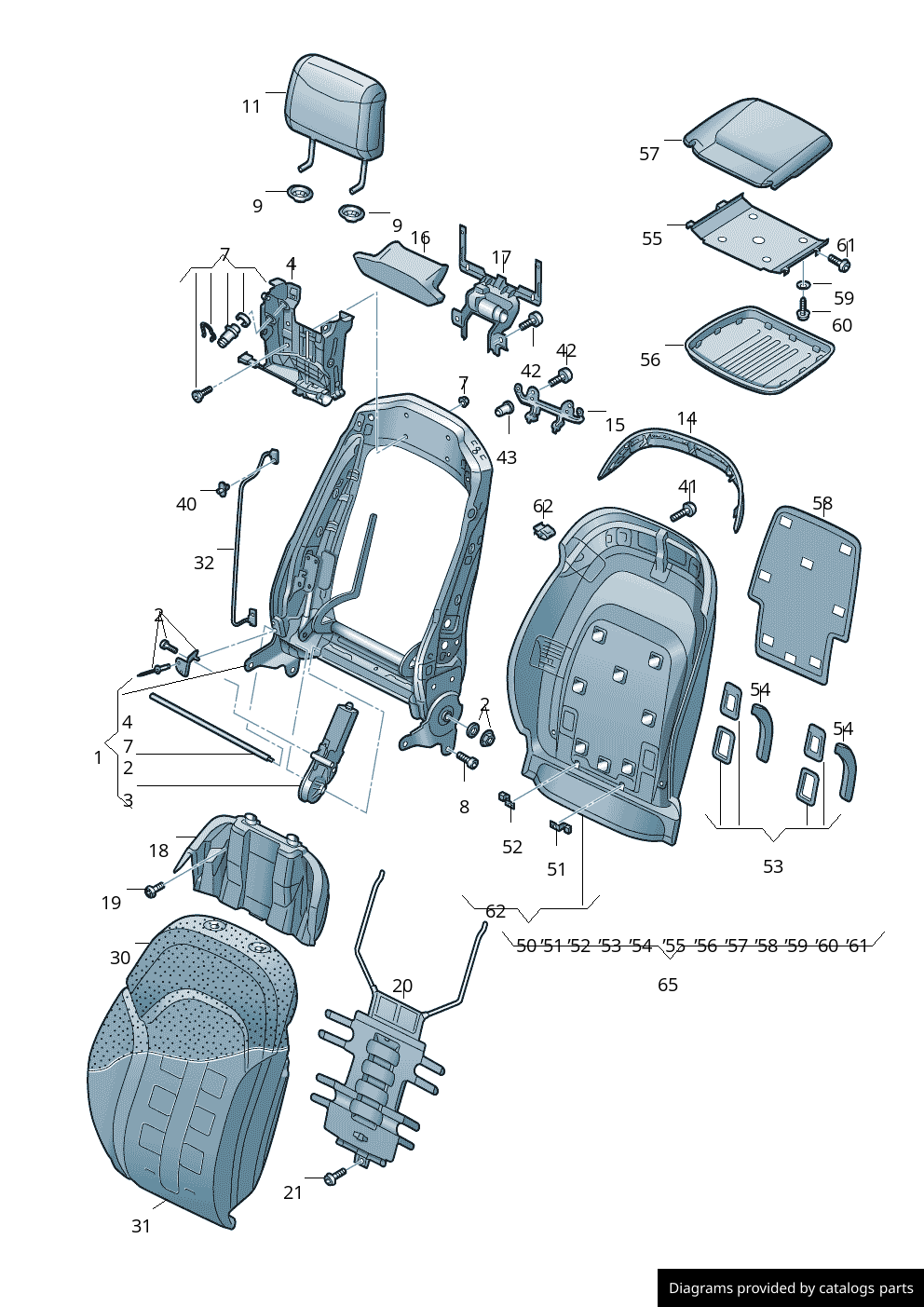 Car part diagram