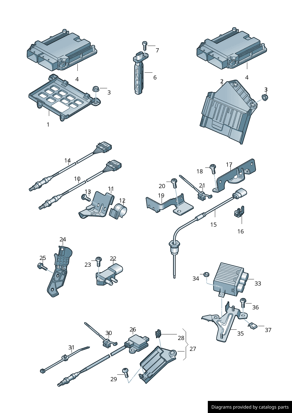 Car part diagram