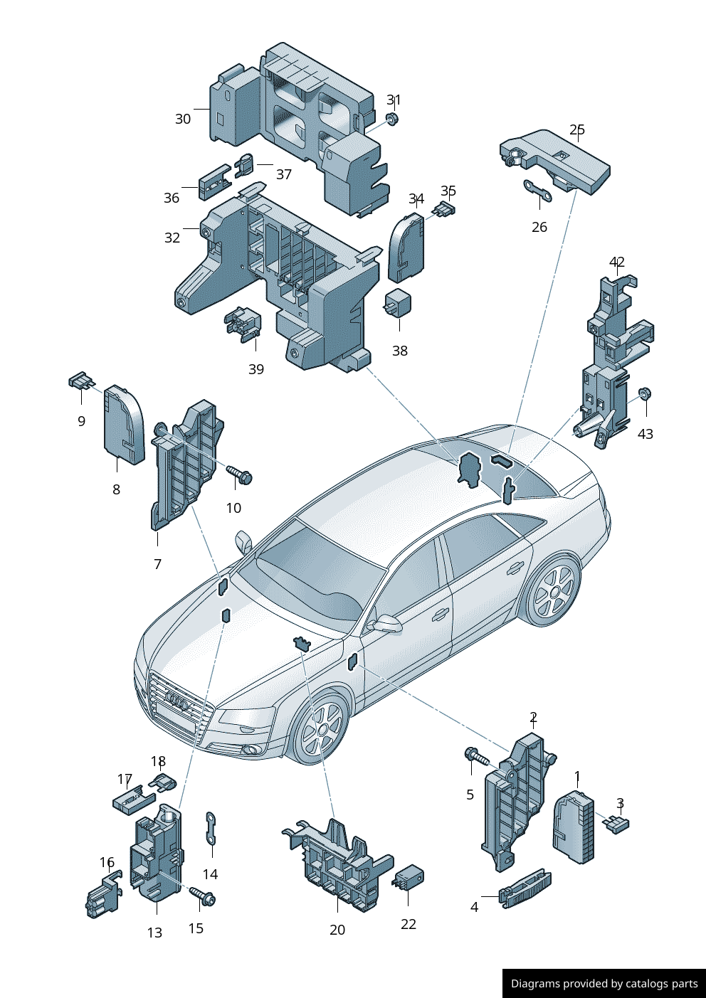Car part diagram