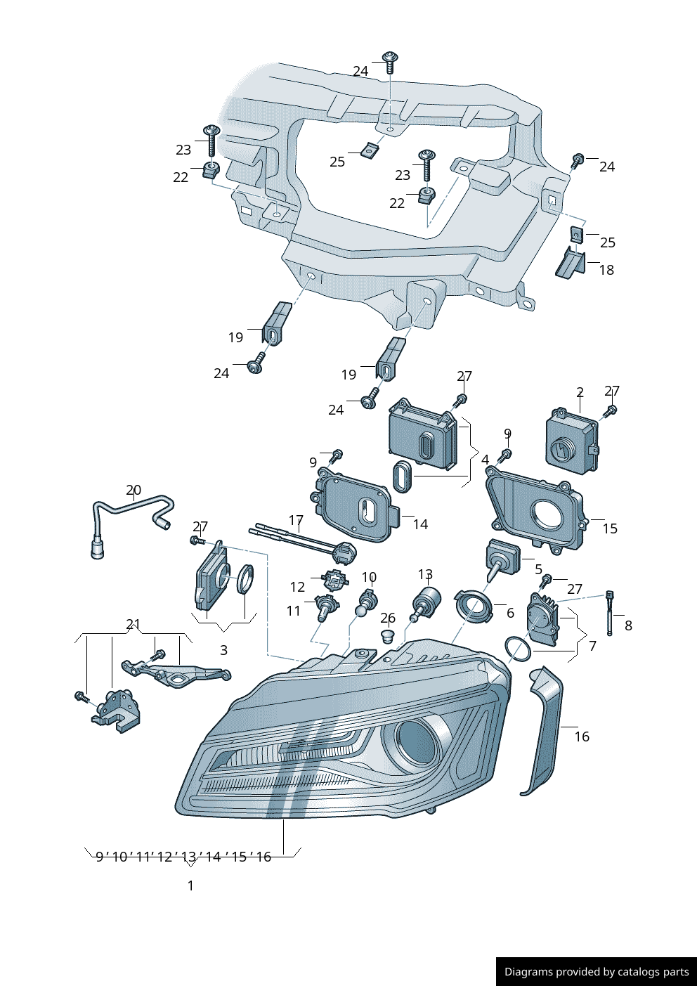 Car part diagram