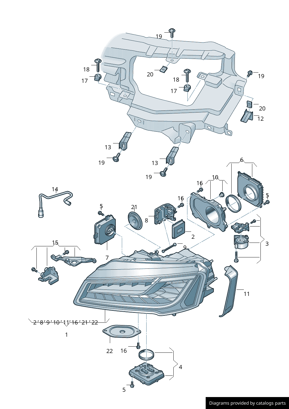 Car part diagram