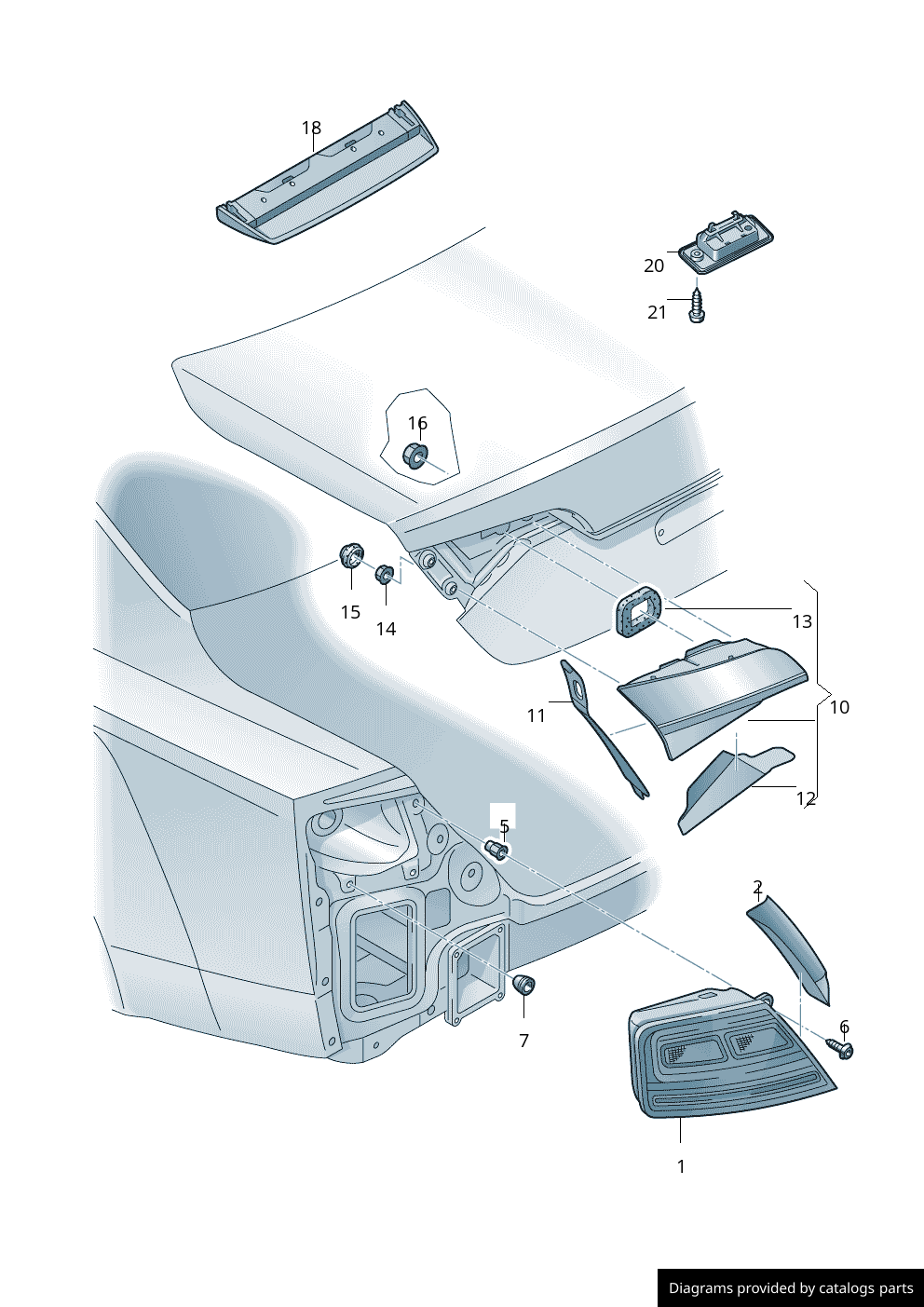 Car part diagram