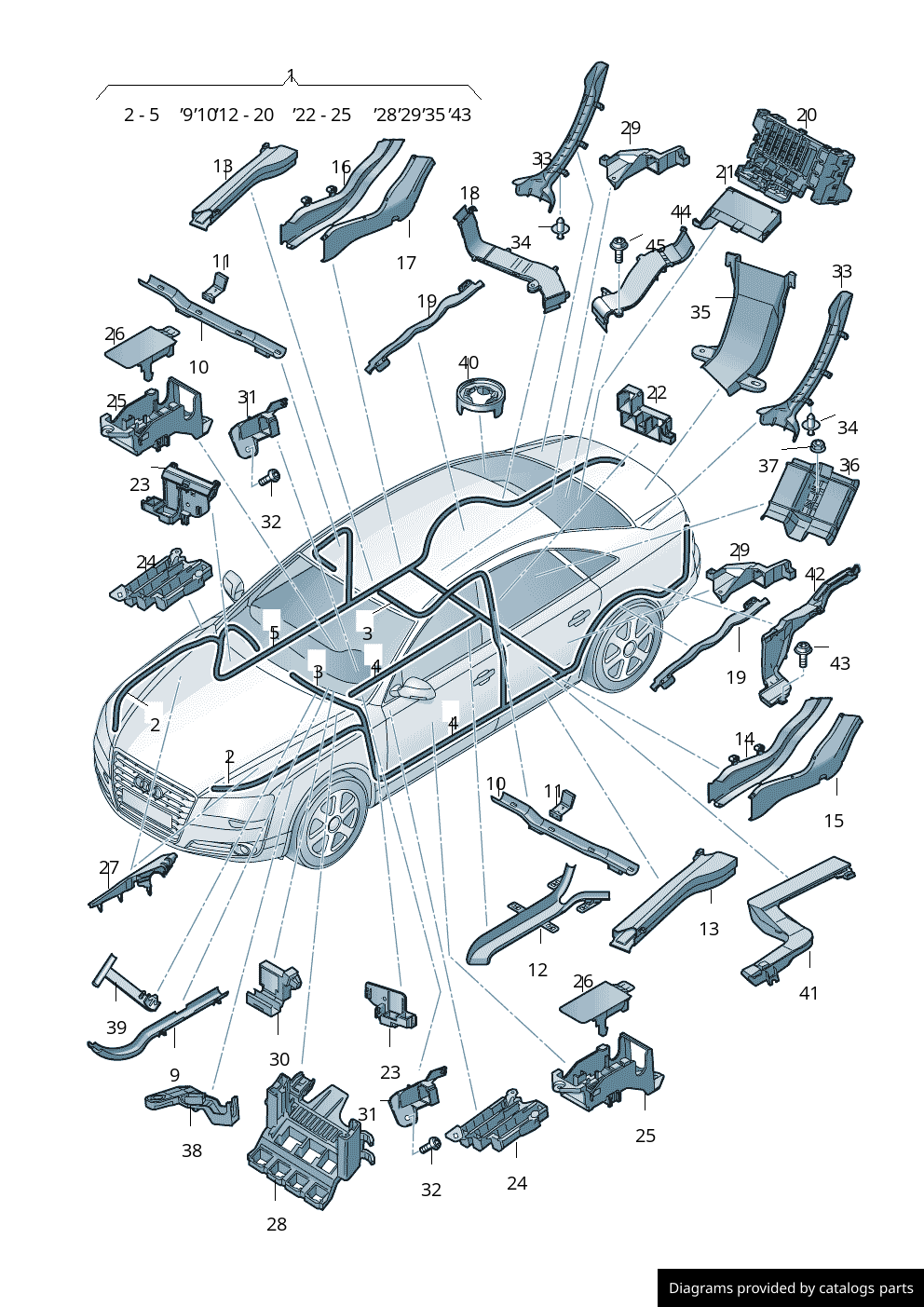 Car part diagram