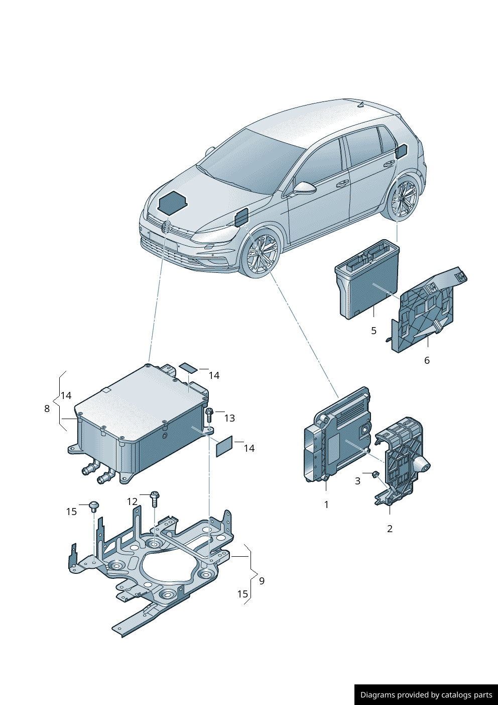 Car part diagram