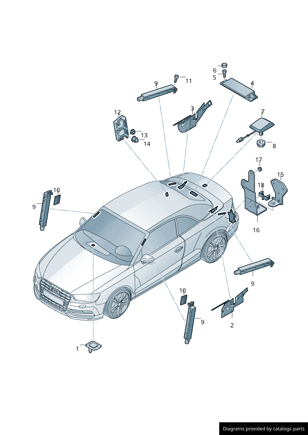 Car part diagram