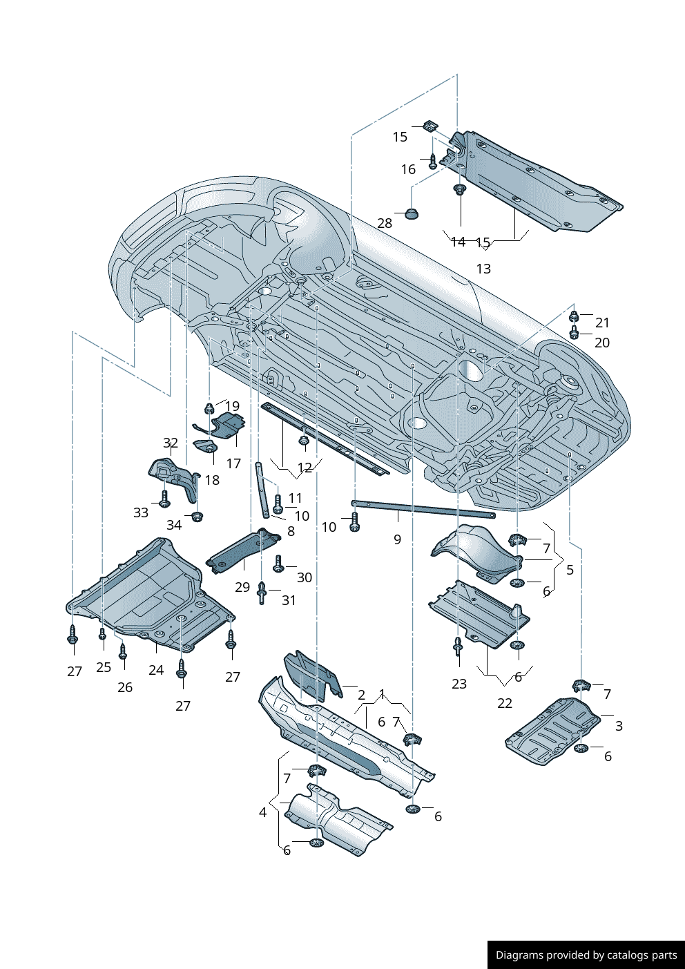 Car part diagram