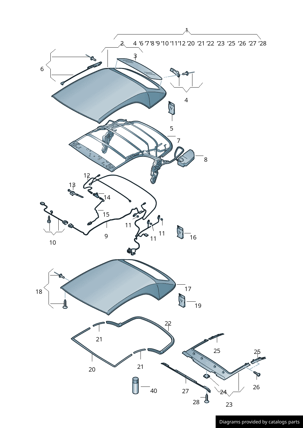 Car part diagram