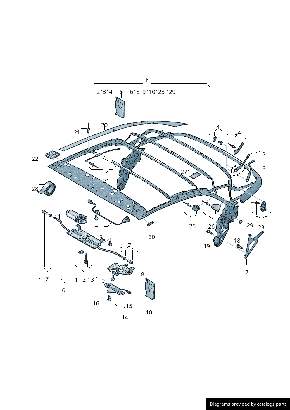 Car part diagram