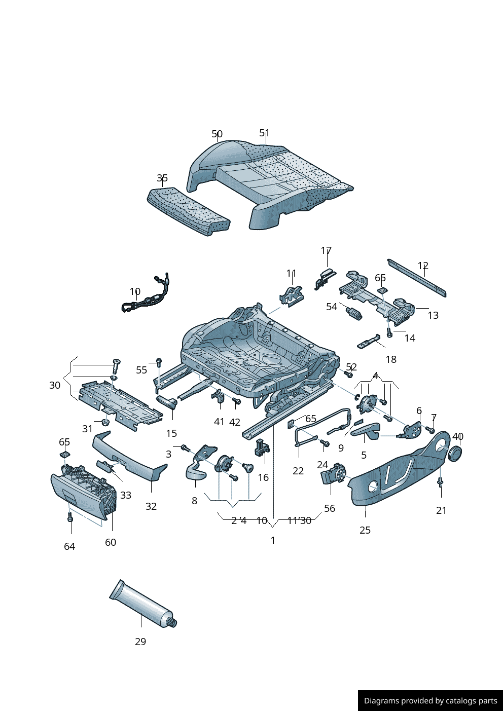 Car part diagram