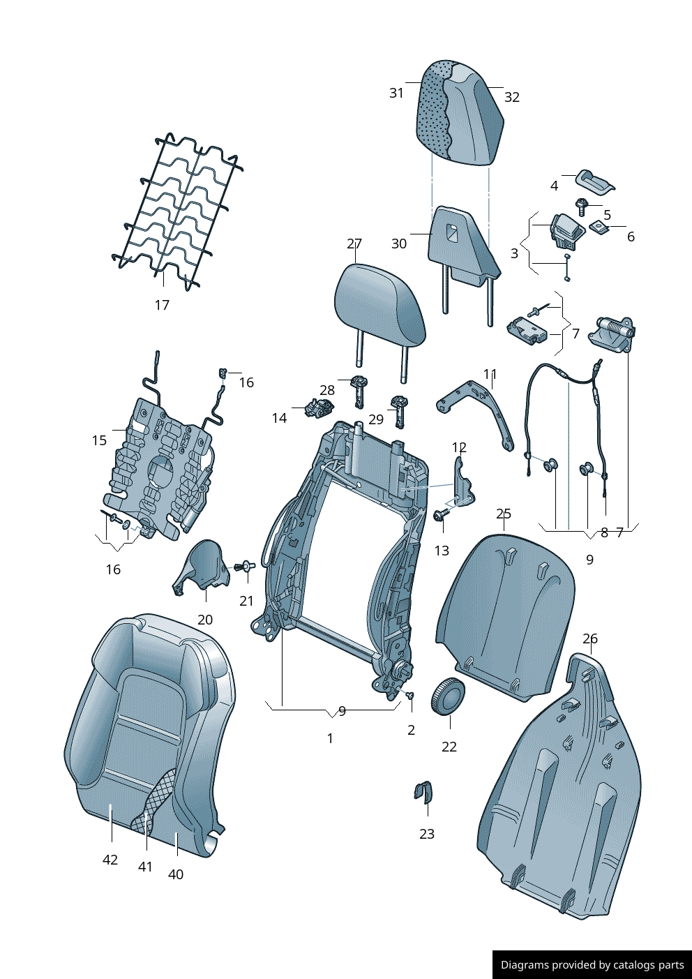 Car part diagram