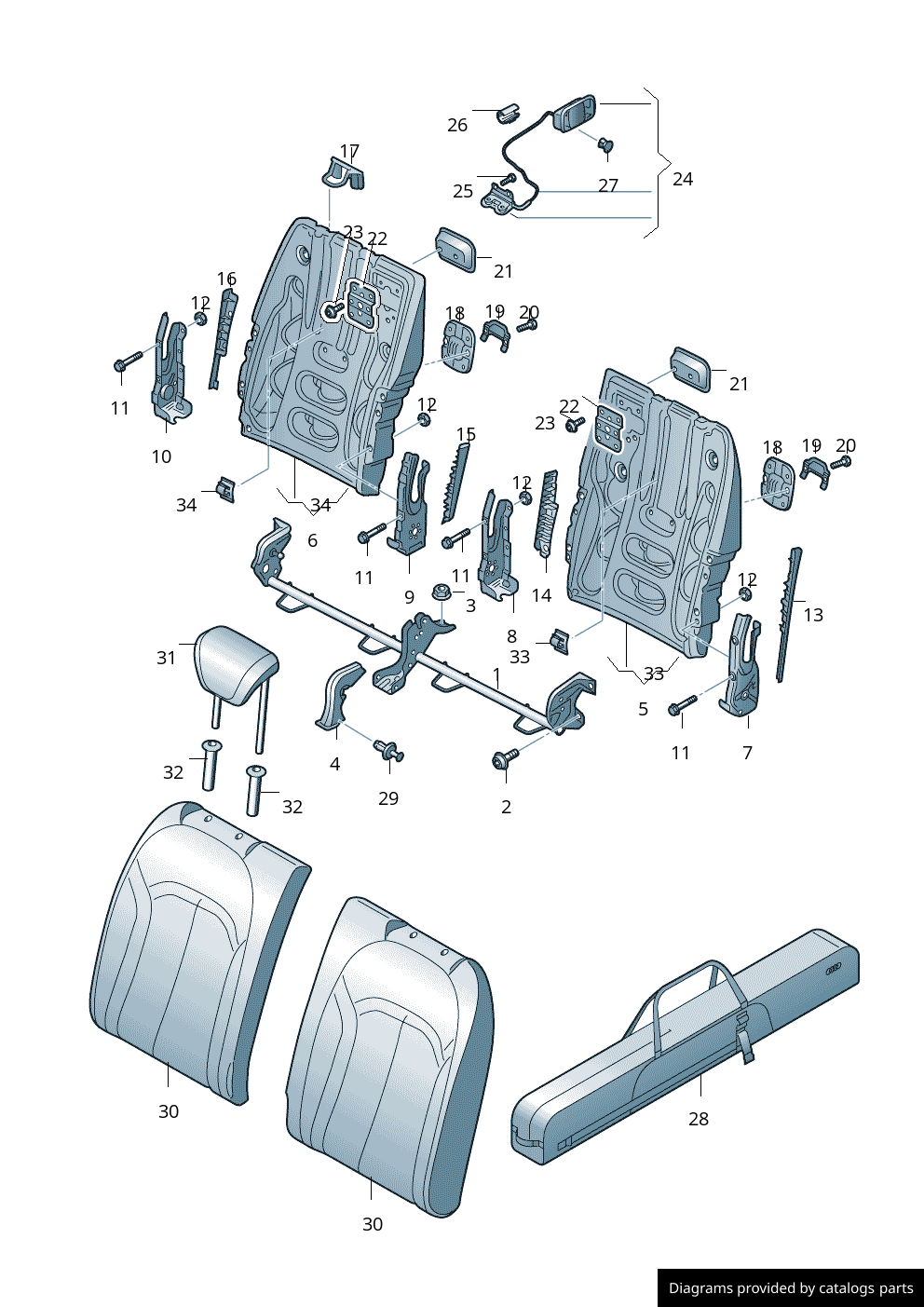 Car part diagram