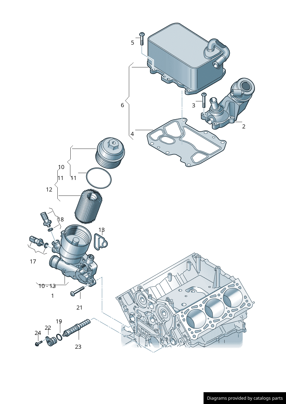 Car part diagram