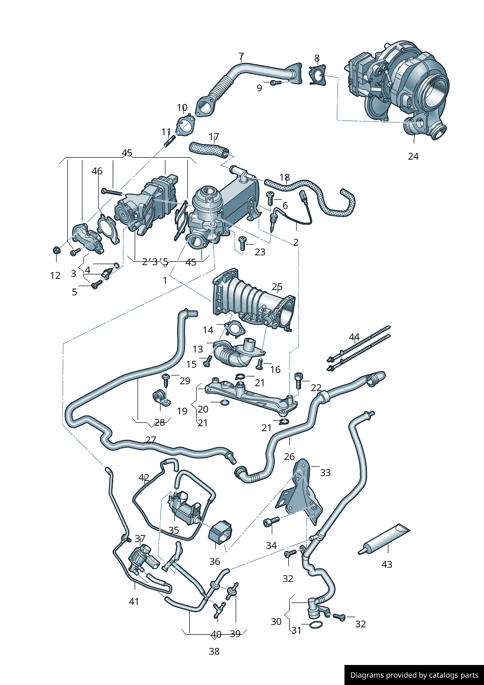 Car part diagram