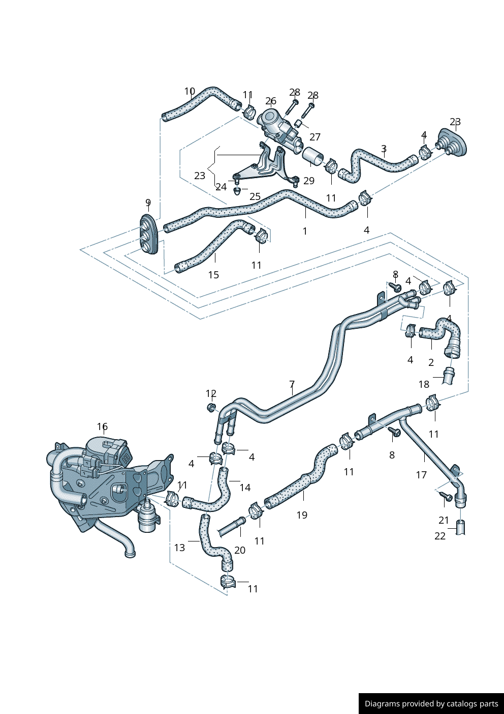 Car part diagram