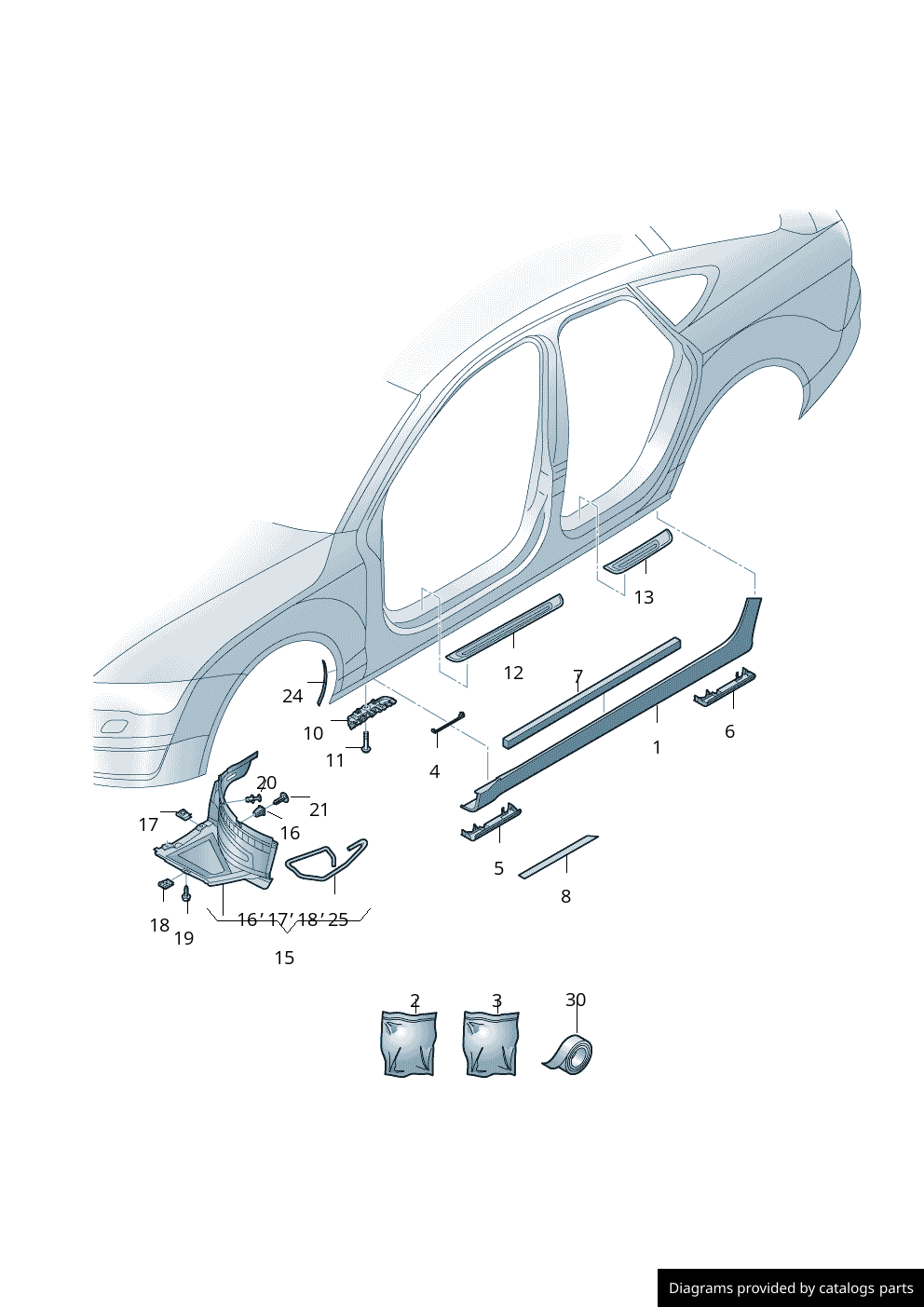 Car part diagram
