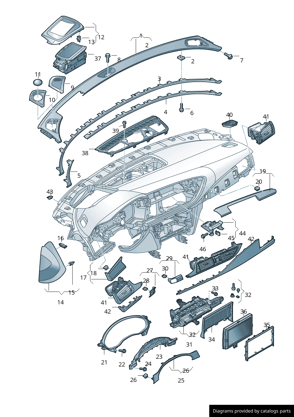 Car part diagram