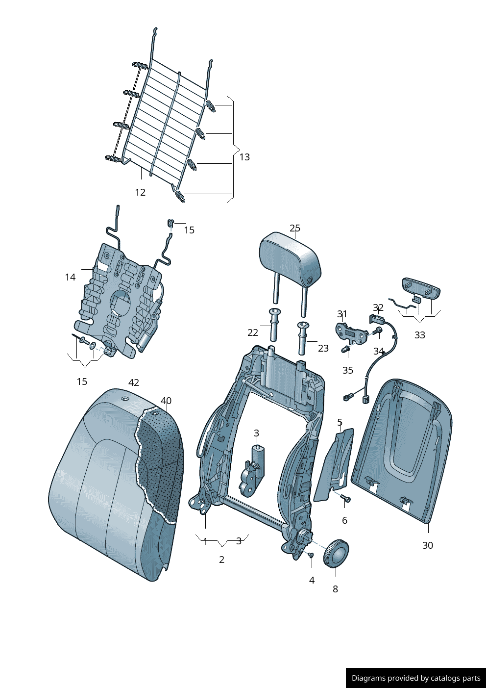 Car part diagram
