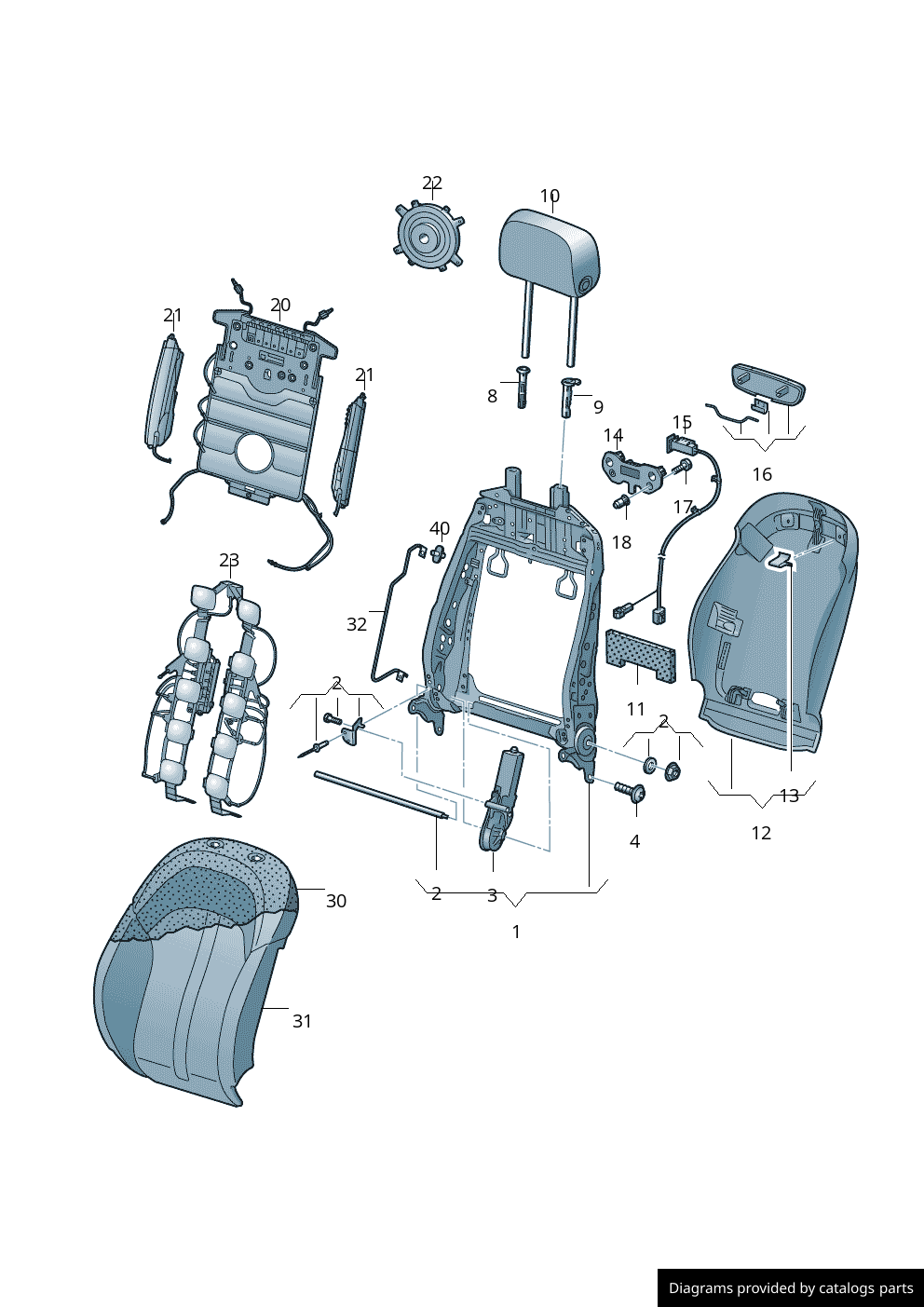 Car part diagram