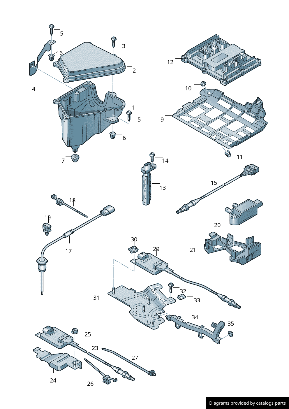Car part diagram