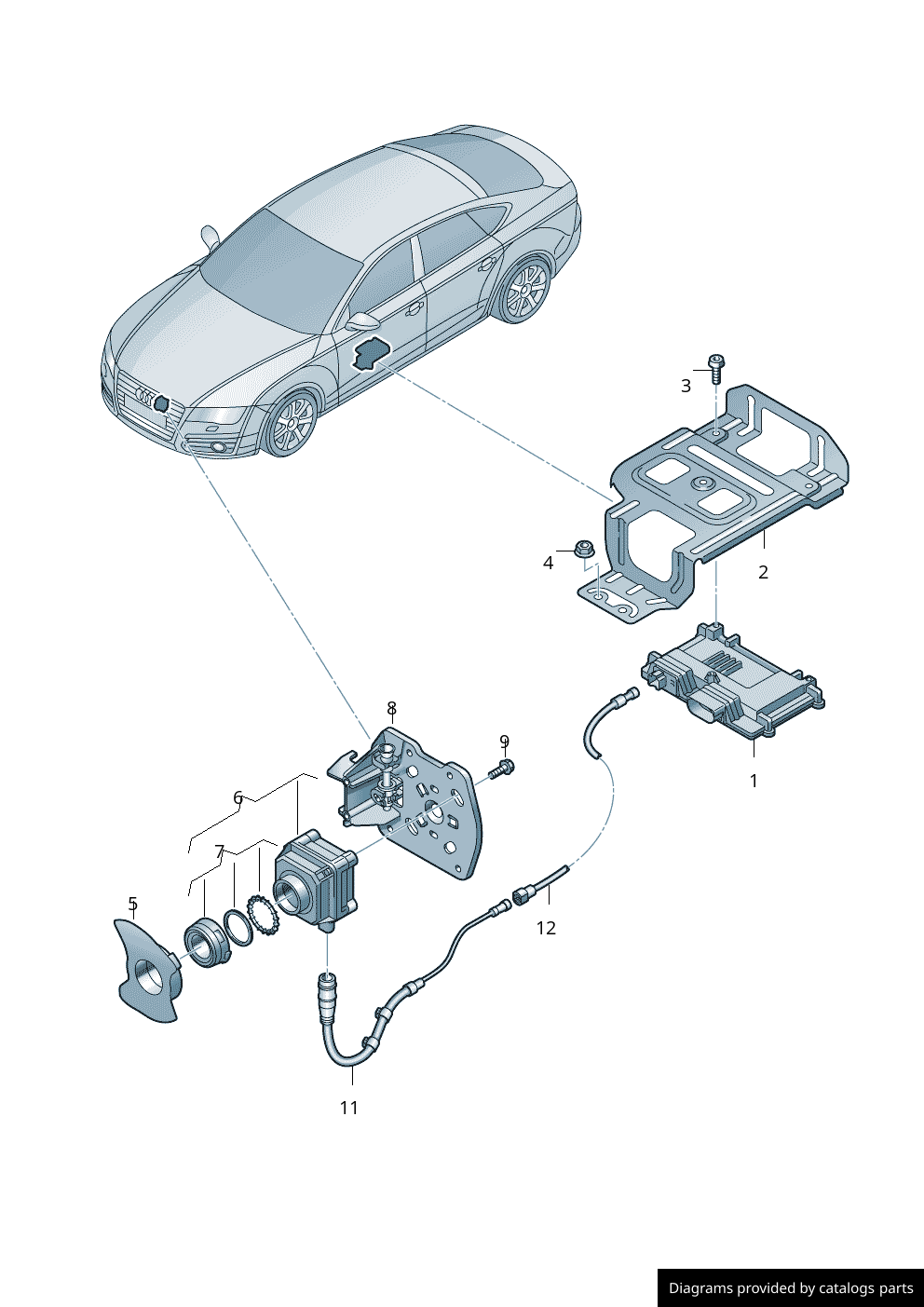 Car part diagram