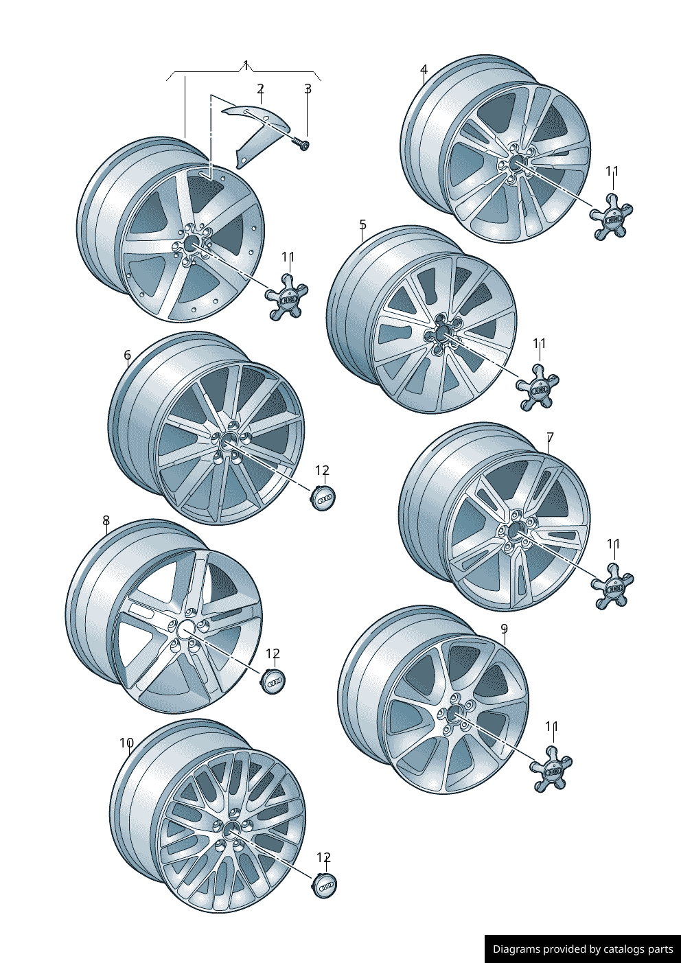 Car part diagram