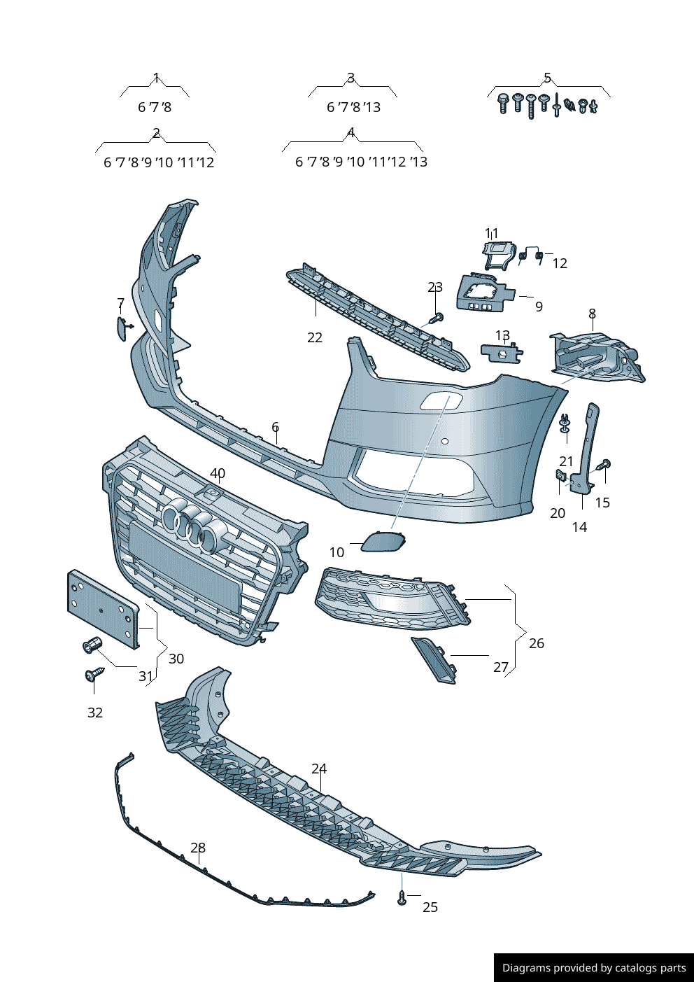 Car part diagram