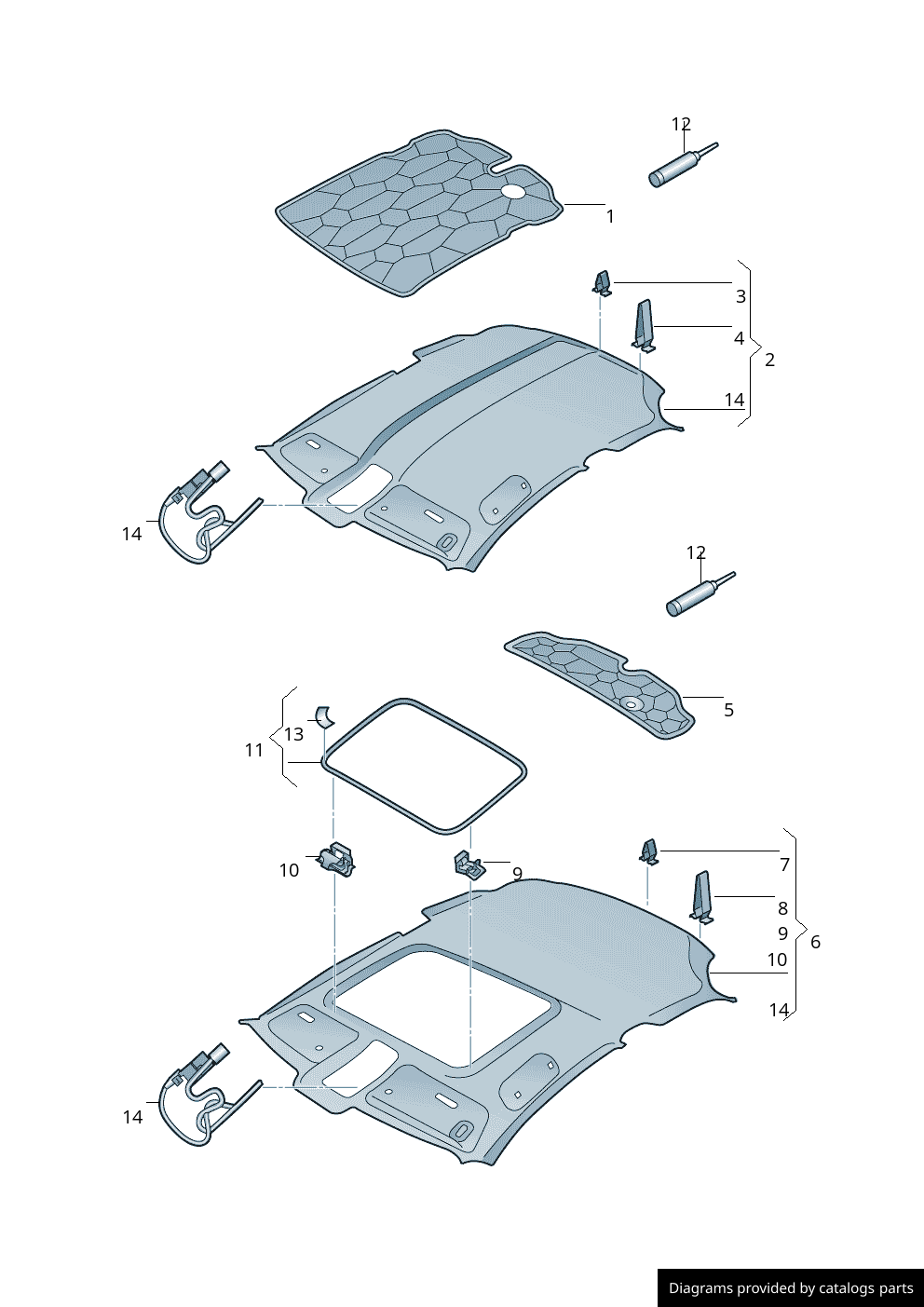 Car part diagram