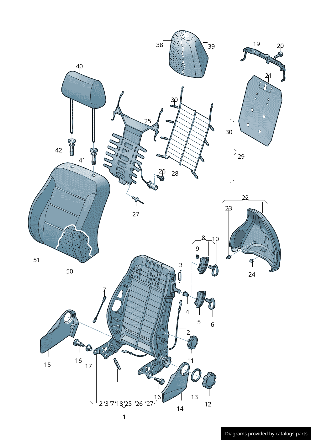 Car part diagram