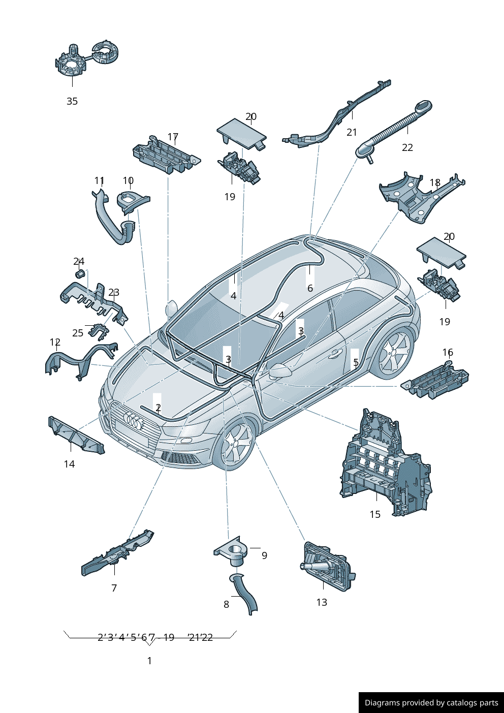Car part diagram