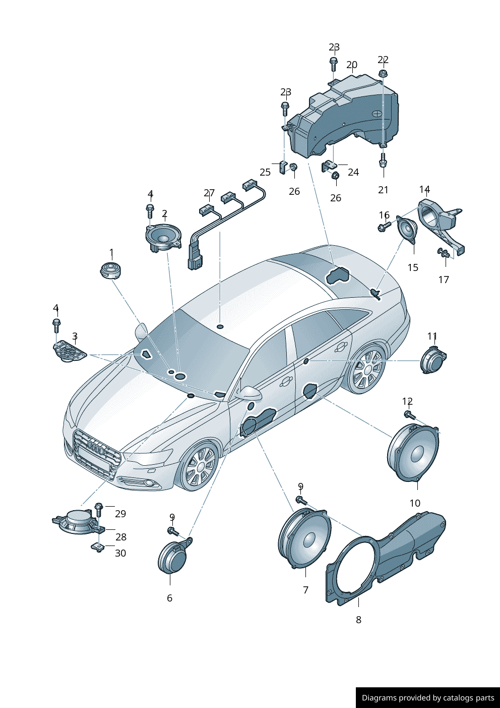 Car part diagram