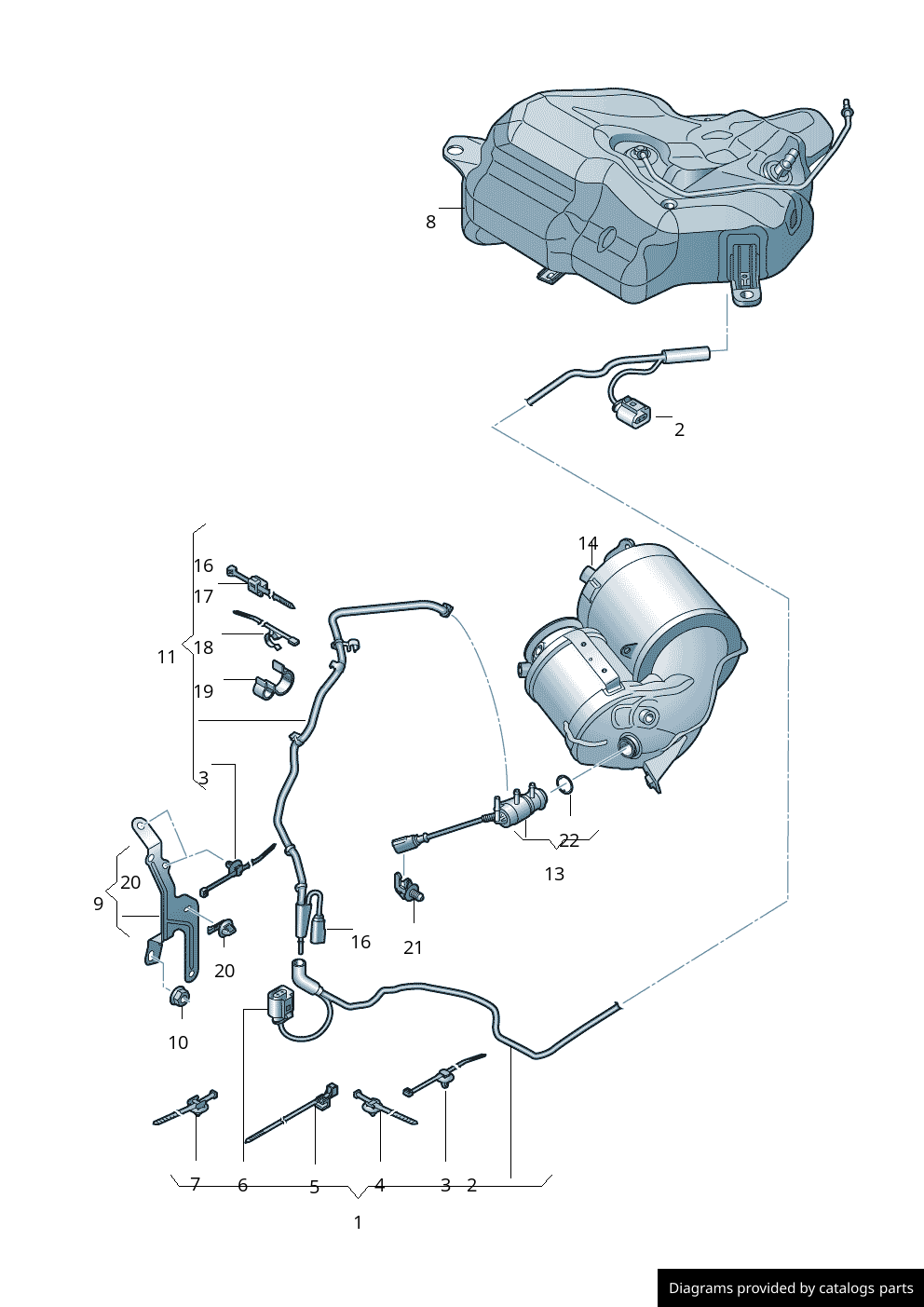 Car part diagram