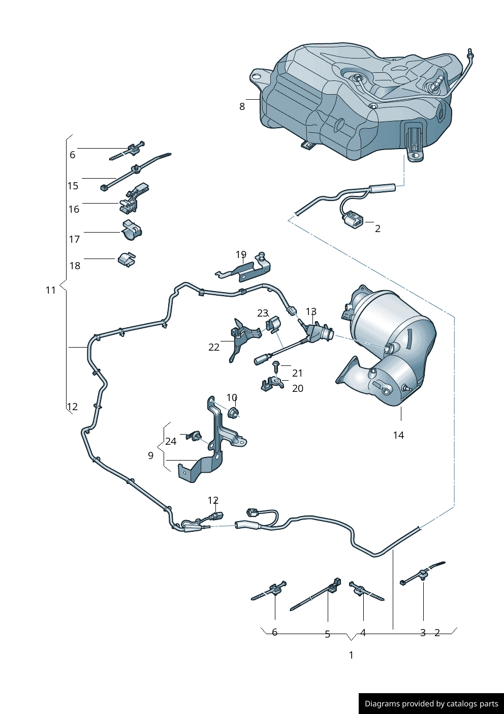 Car part diagram