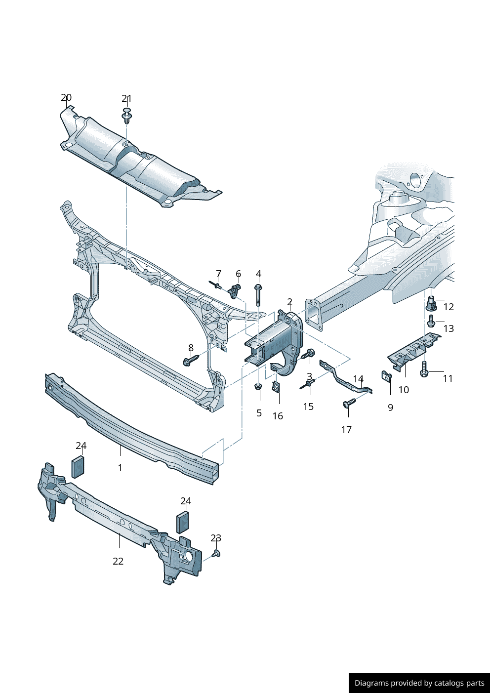 Car part diagram