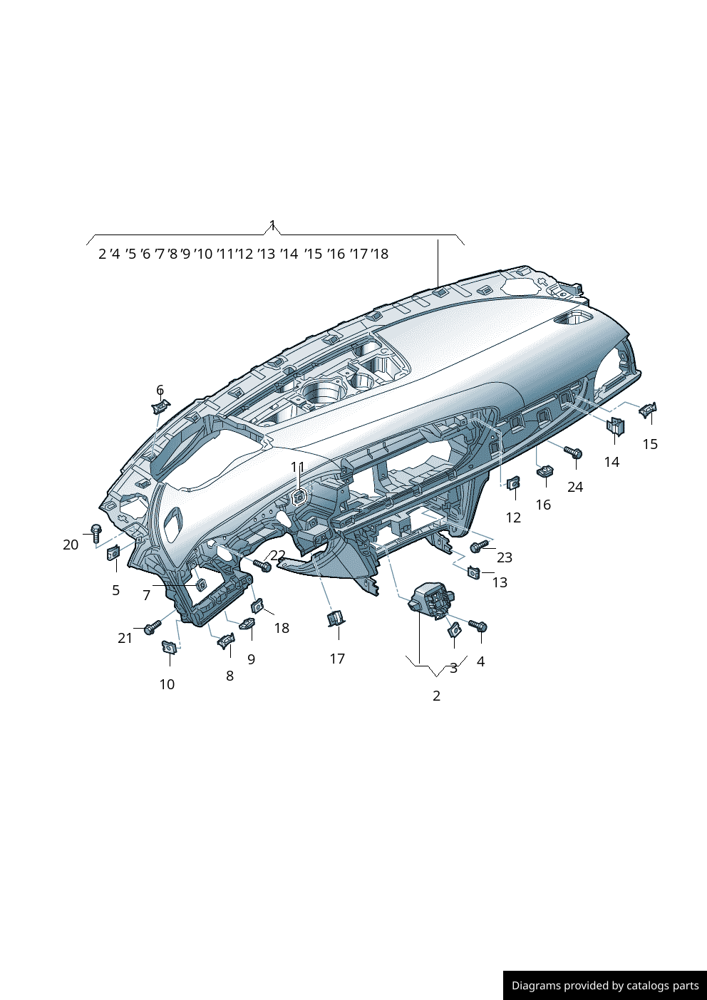 Car part diagram