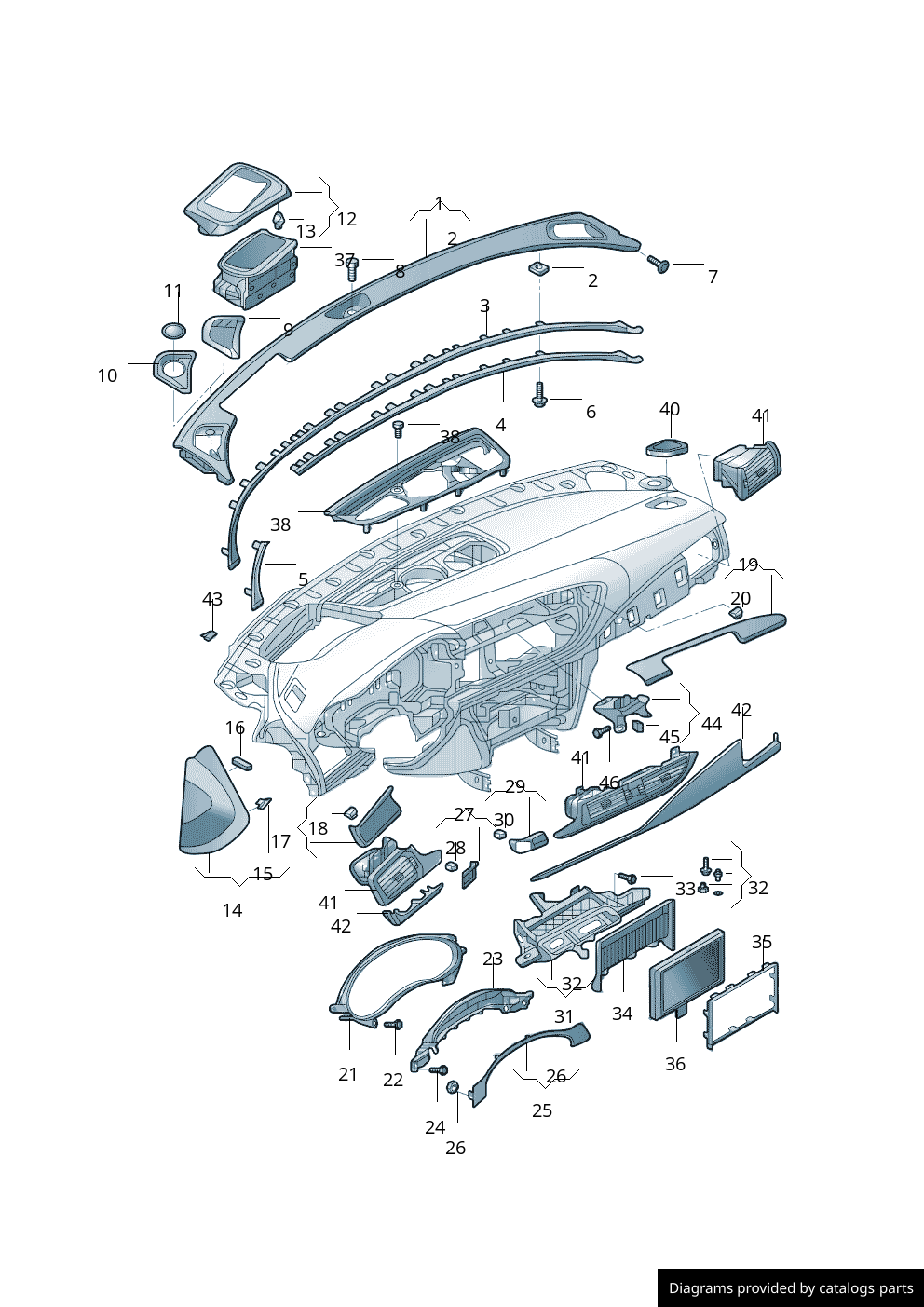 Car part diagram