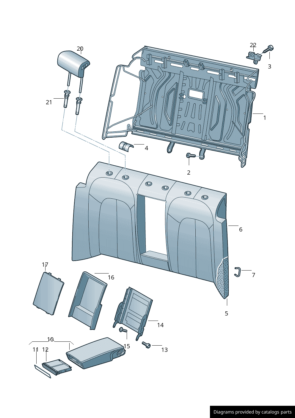 Car part diagram