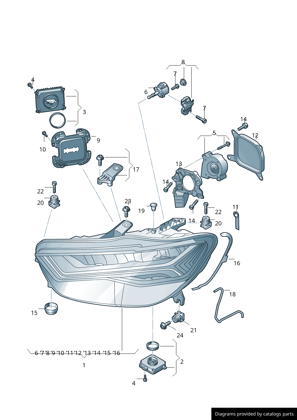 Car part diagram