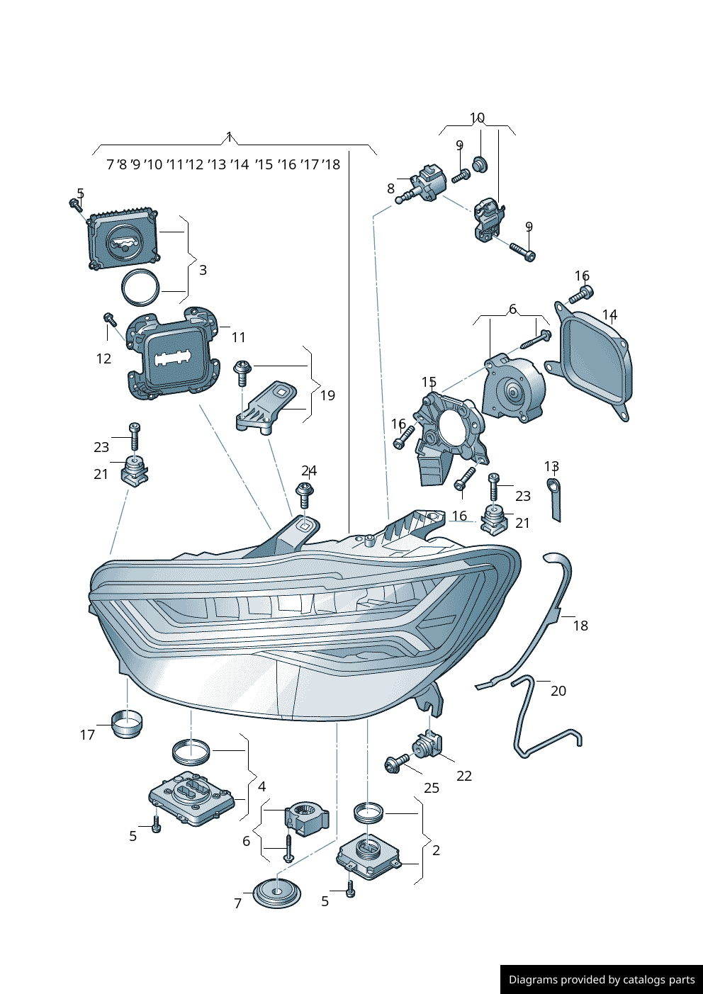 Car part diagram